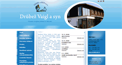 Desktop Screenshot of drubez-vaigl.cz